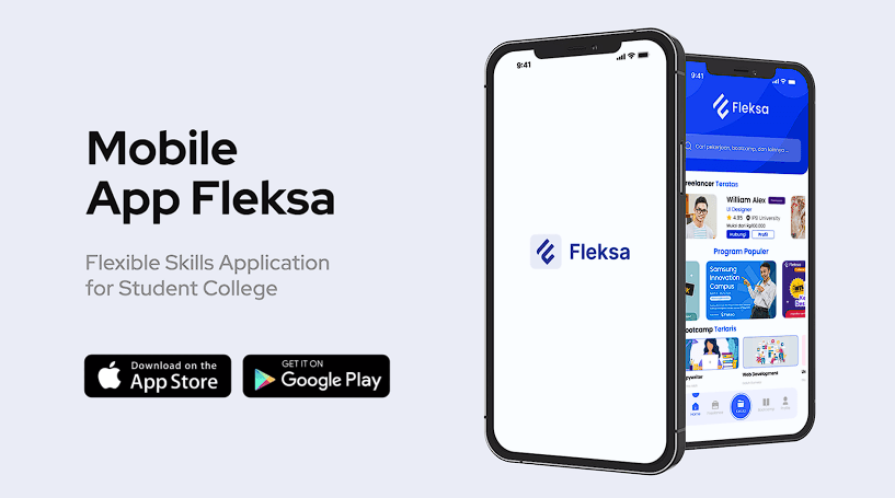Fleksa freelance app design